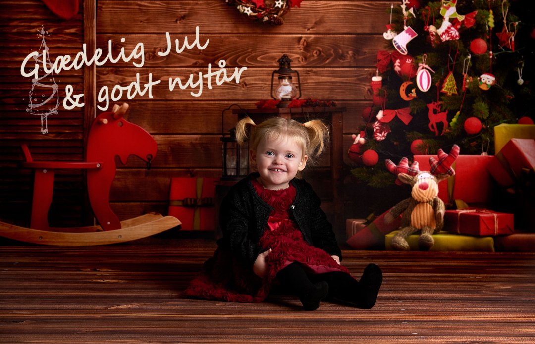 Vinylbaggrund jul © Koldsø Fotografi