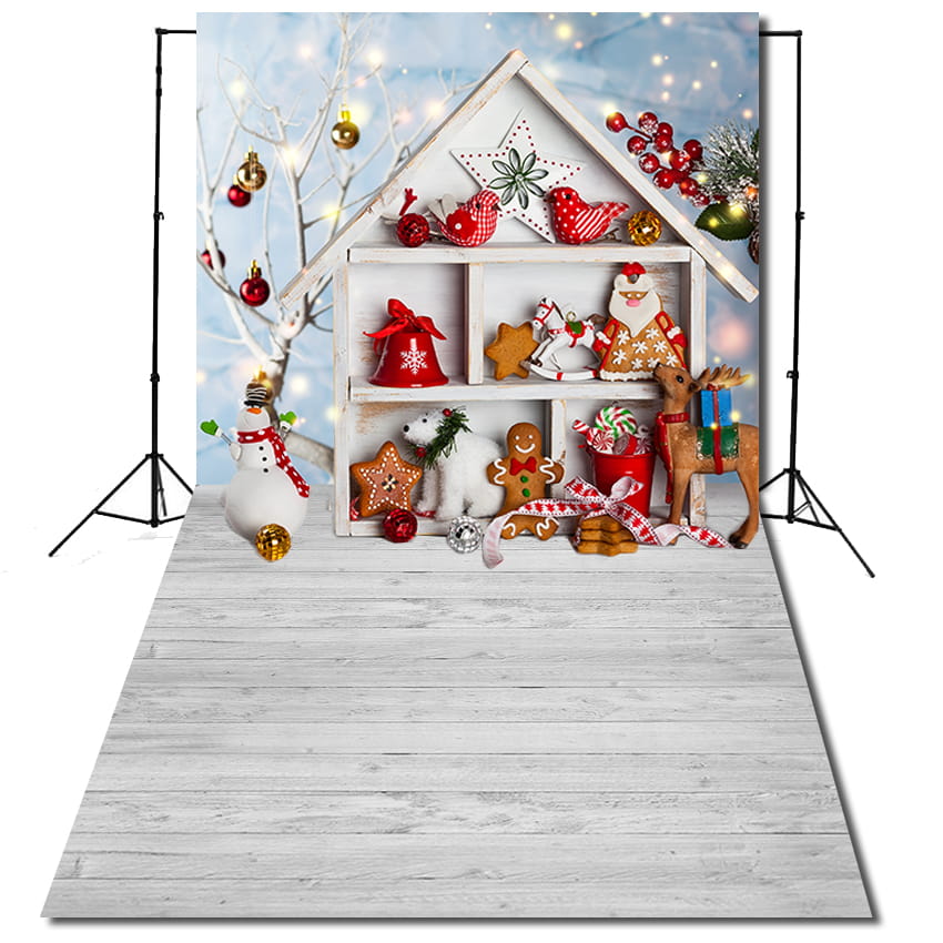 Vinylbaggrund jul køb hos Koldsø Fotografi / fotoprops.dk