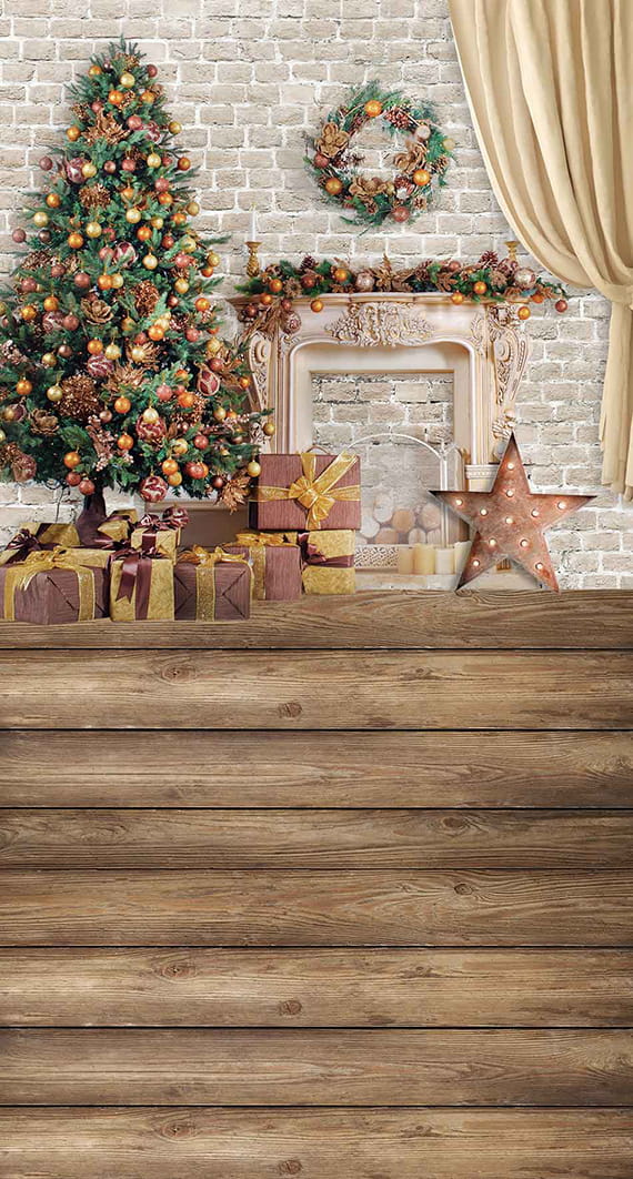 Vinylbaggrund jul køb hos Koldsø Fotografi / fotoprops.dk