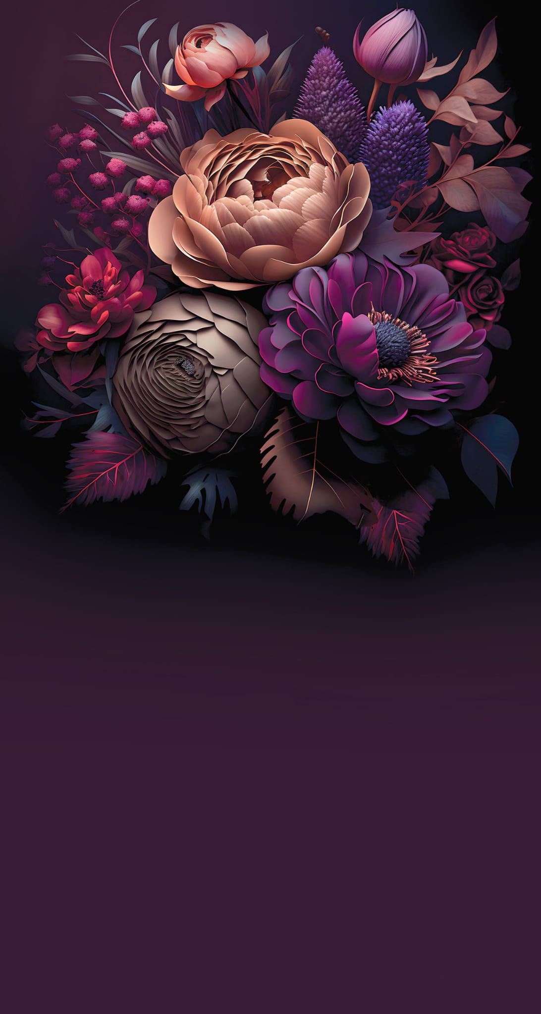 Vinylbaggrund Art Flowers køb hos Koldsø Fotografi / fotoprops.dk