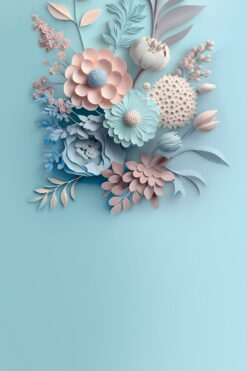 Vinylbaggrund Art Flowers køb hos Koldsø Fotografi / fotoprops.dk