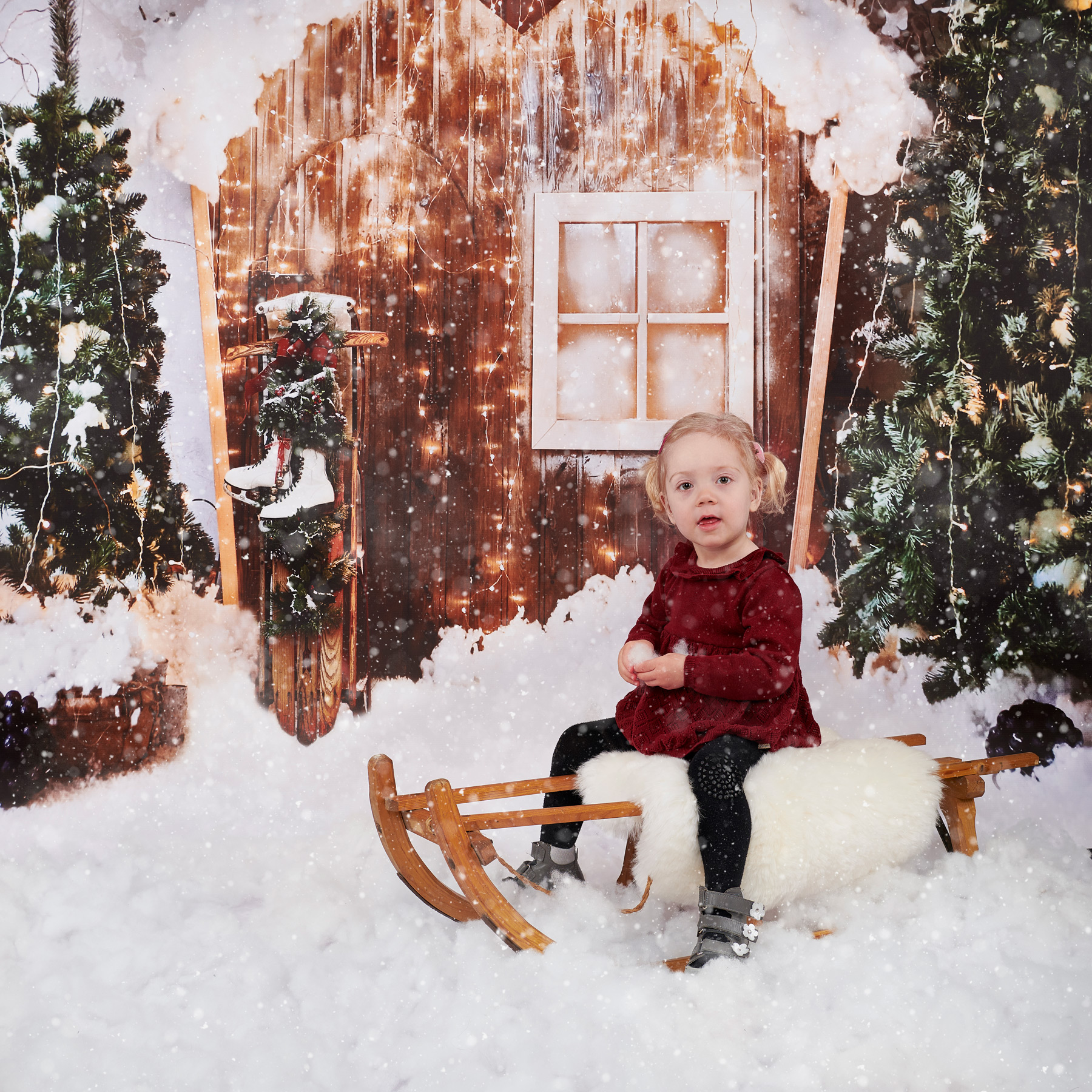 Vinylbaggrund jul © Koldsø Fotografi